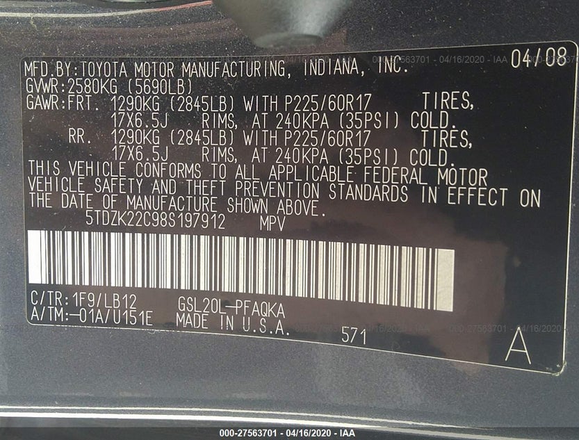 5TDZK22C98S197912