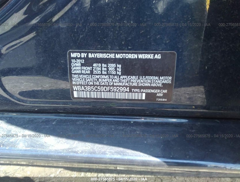 WBA3B5C59DF592994