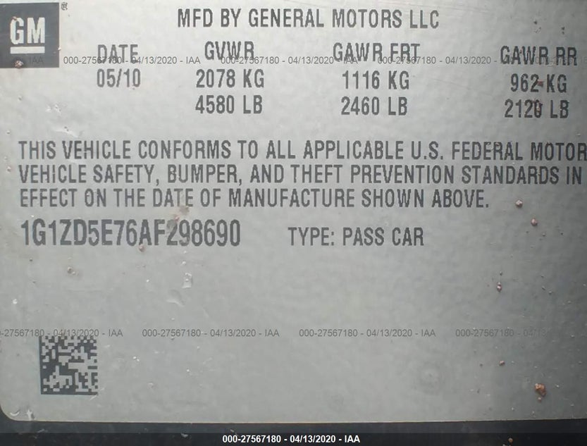 1G1ZD5E76AF298690