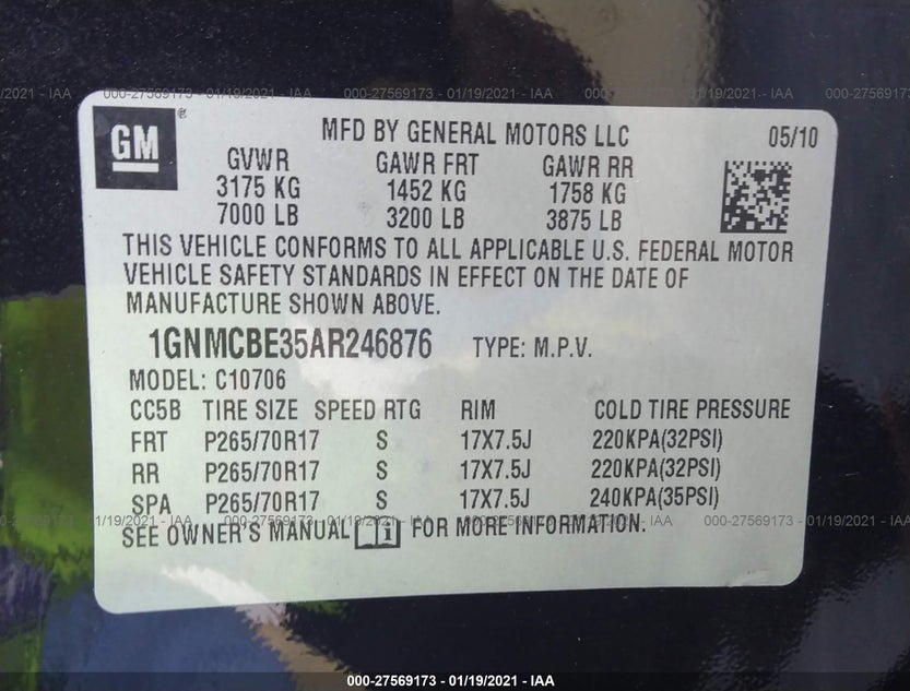 1GNMCBE35AR246876