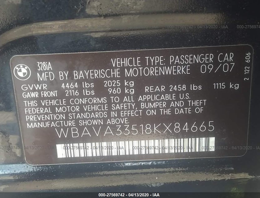 WBAVA33518KX84665
