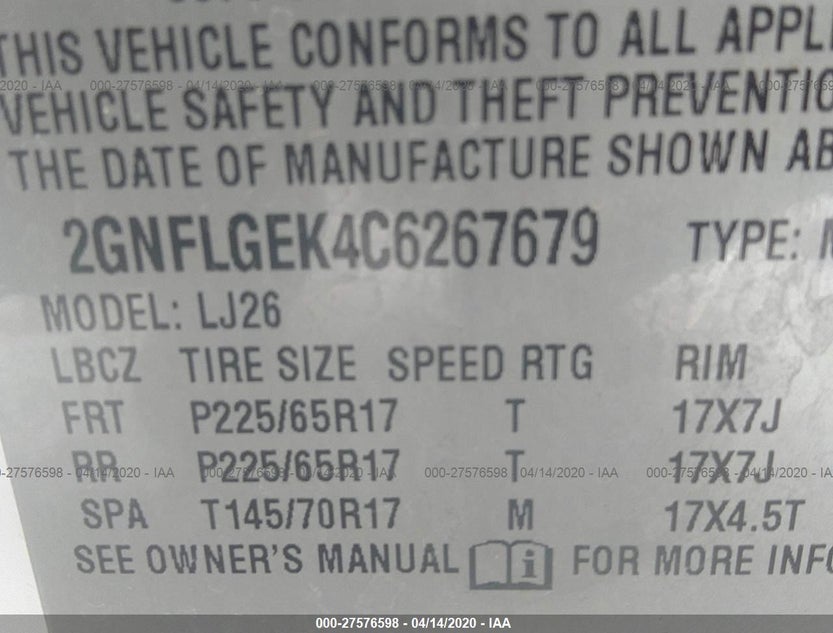 2GNFLGEK4C6267679