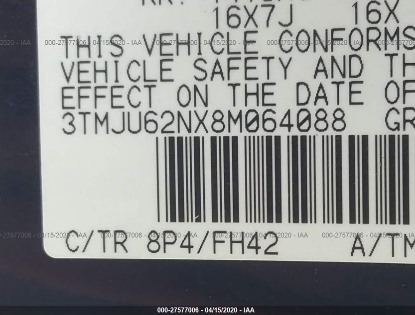 3TMJU62NX8M064088