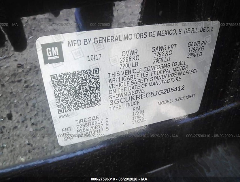 3GCUKREC5JG205412