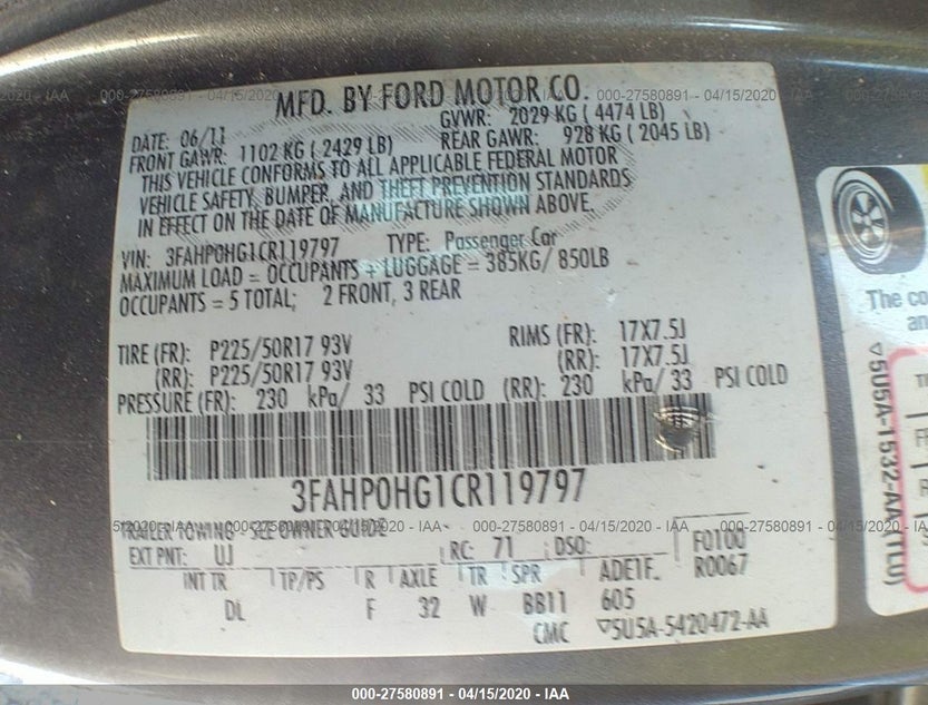 3FAHP0HG1CR119797