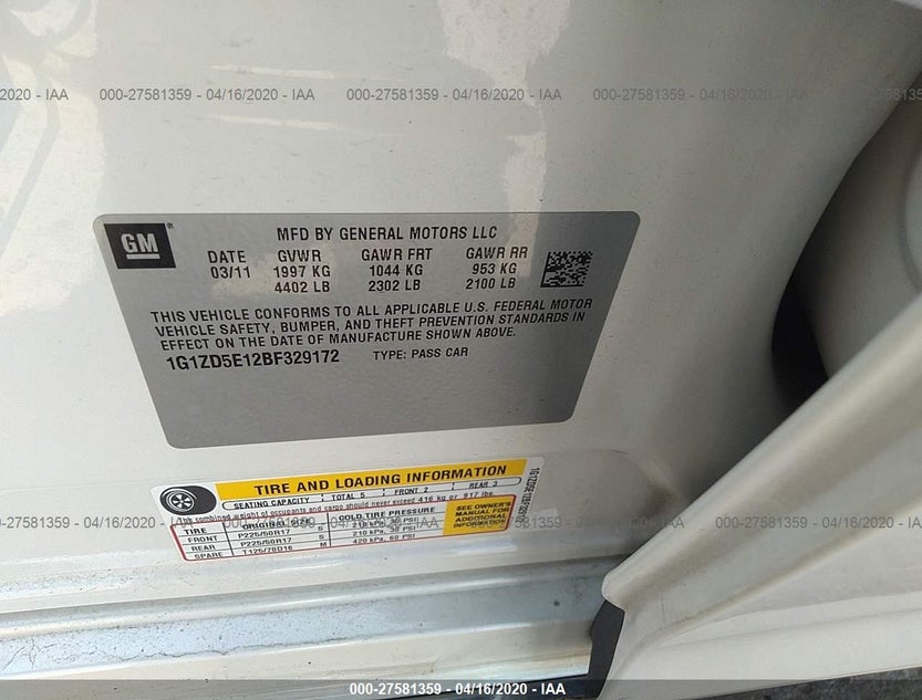 1G1ZD5E12BF329172