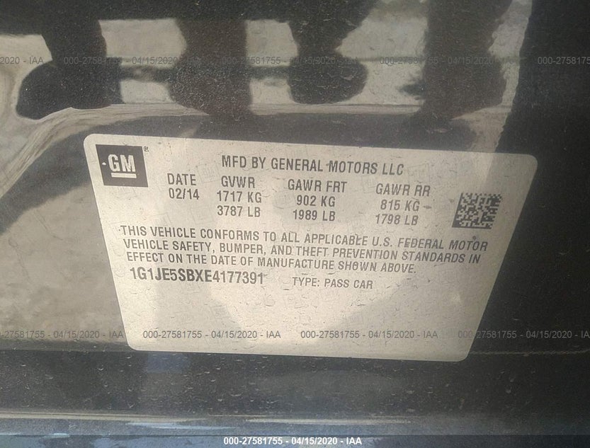 1G1JE5SBXE4177391