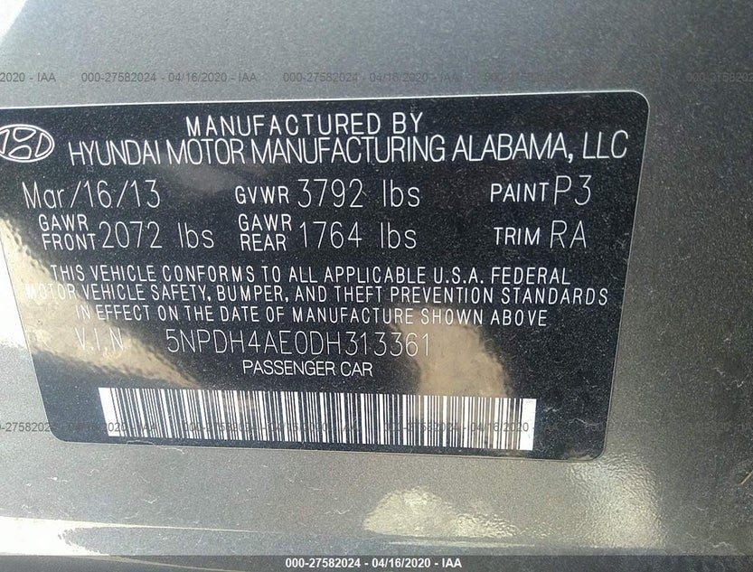 5NPDH4AE0DH313361