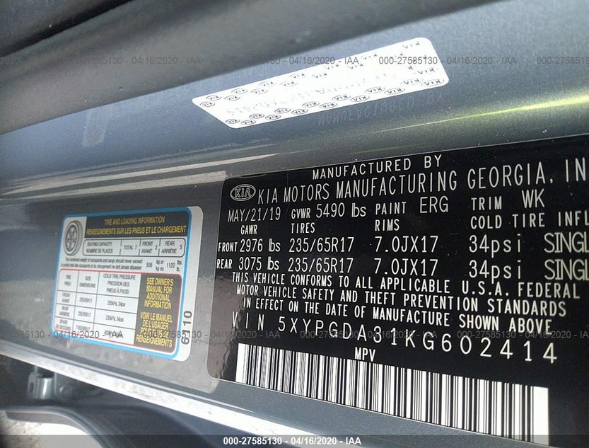 5XYPGDA31KG602414
