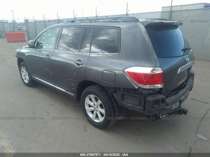 5TDBK3EH6CS125671 2012 Toyota Highlander