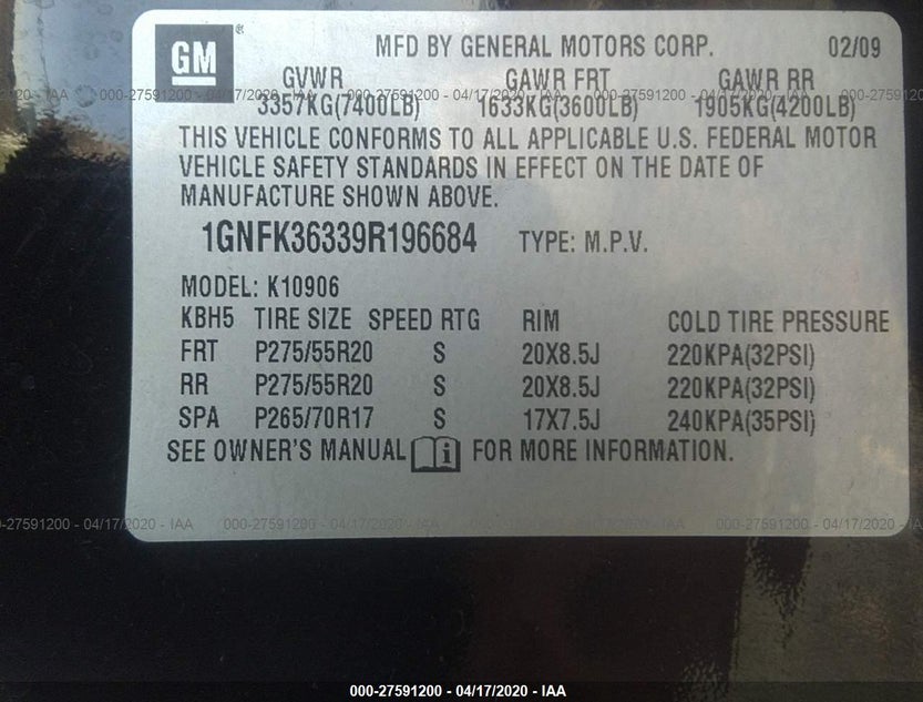 1GNFK36339R196684