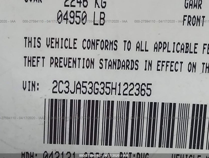 2C3JA53G35H122365