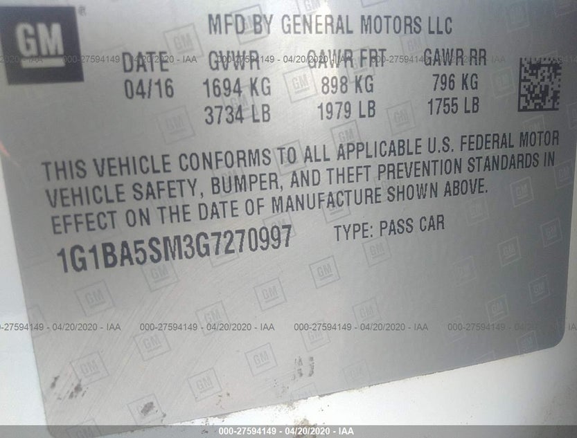 1G1BA5SM3G7270997