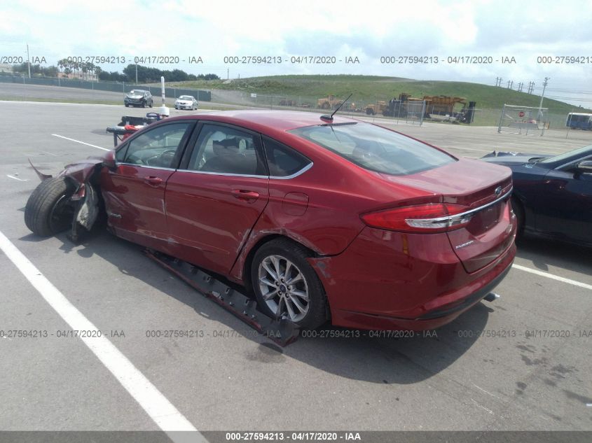 2017 Ford Fusion Hybrid Se VIN: 3FA6P0LU8HR384728 Lot: 27594213