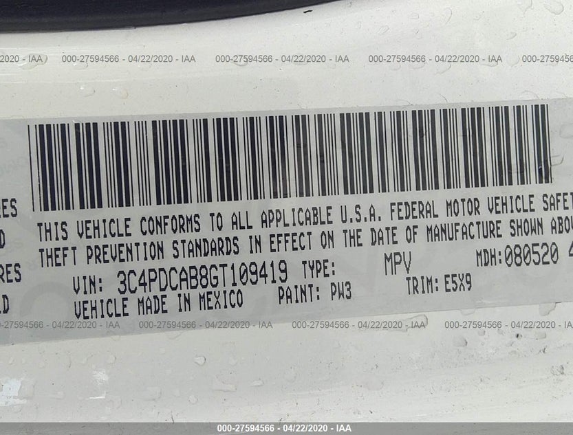 3C4PDCAB8GT109419