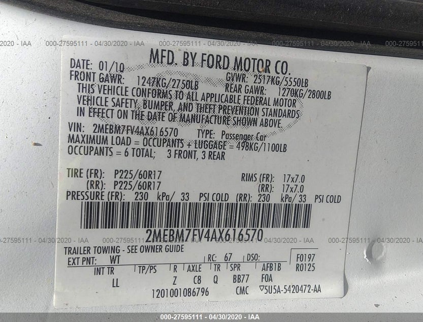 2MEBM7FV4AX616570