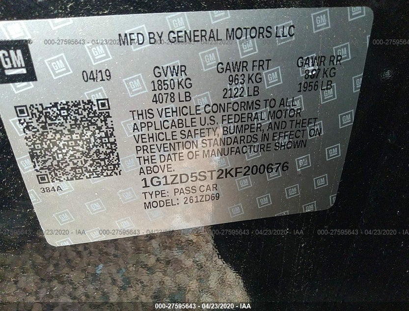 1G1ZD5ST2KF200676