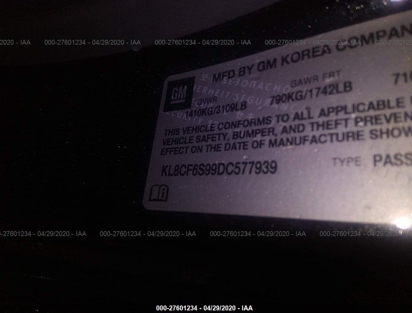 KL8CF6S99DC577939