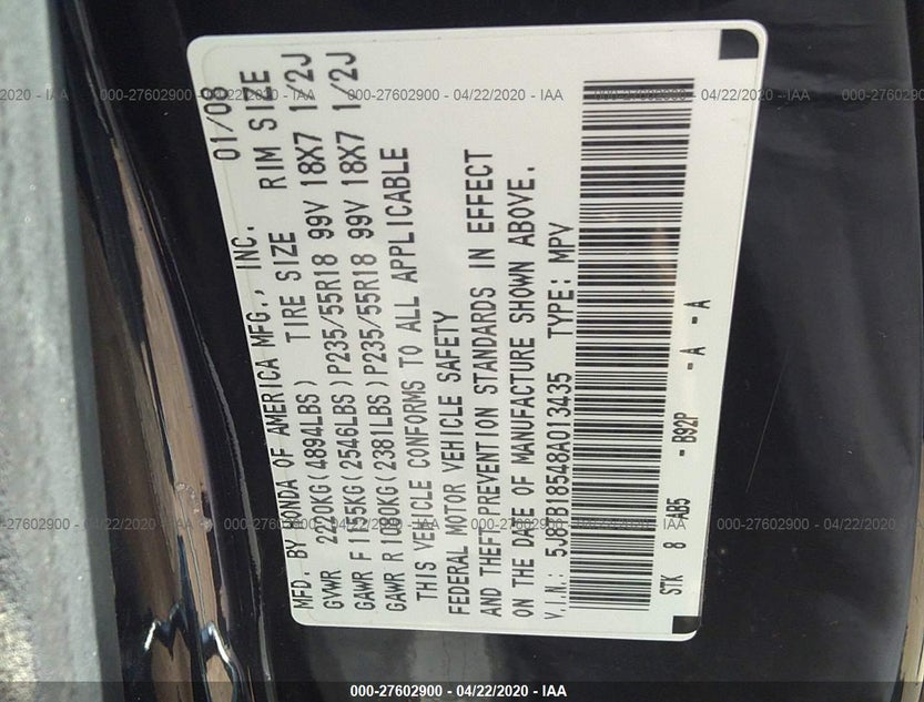5J8TB18548A013435