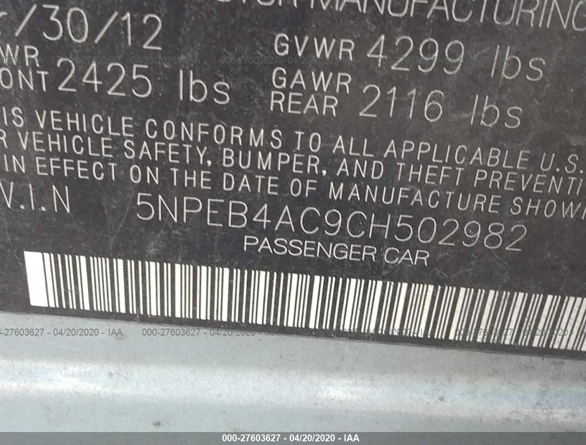 5NPEB4AC9CH502982