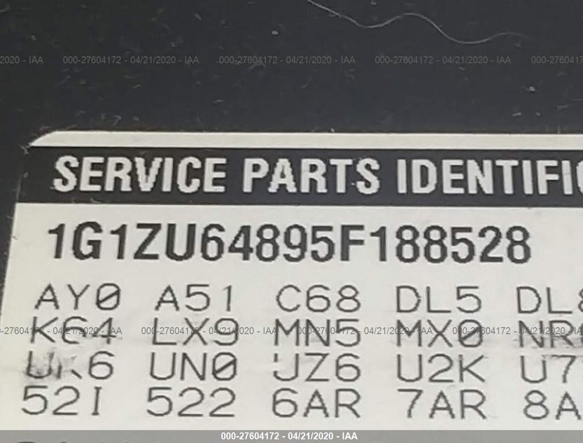 1G1ZU64895F188528