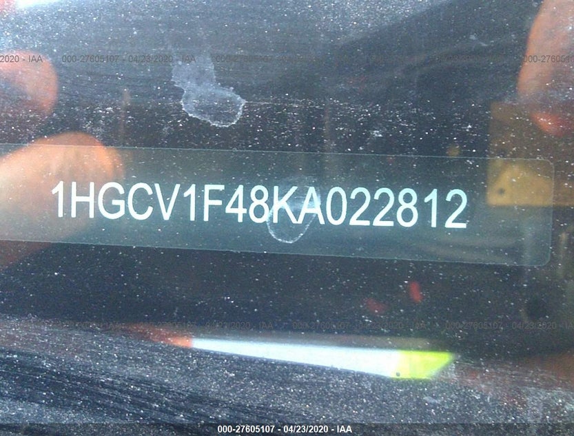 1HGCV1F48KA022812