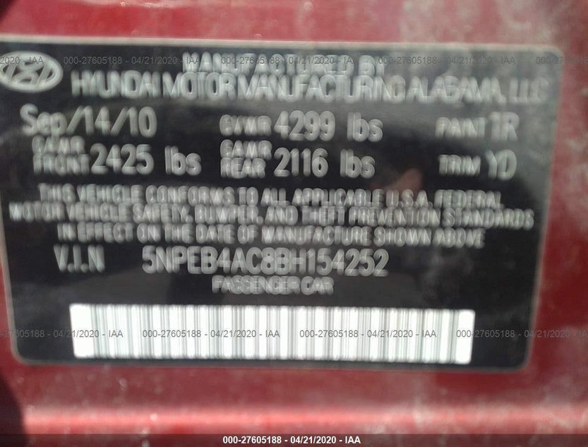 5NPEB4AC8BH154252