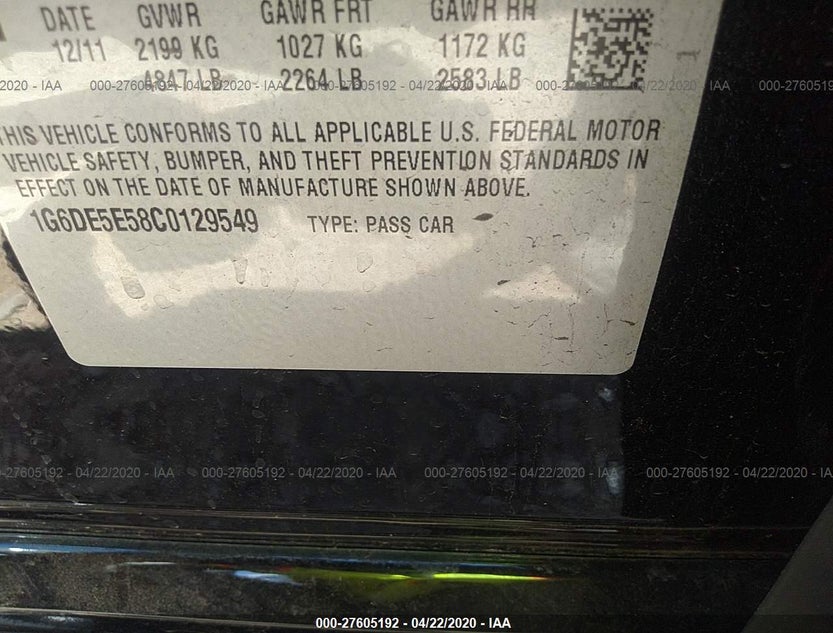 1G6DE5E58C0129549