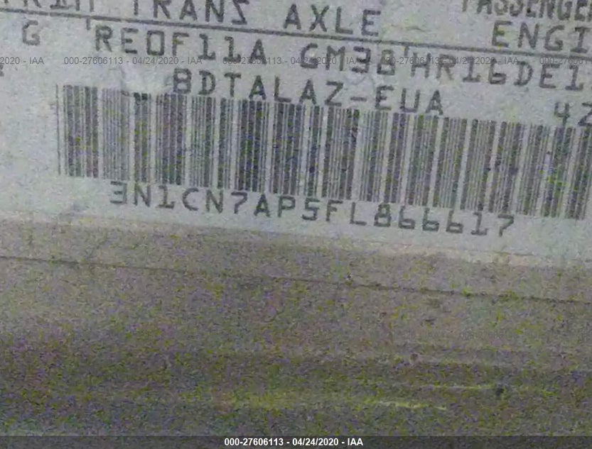 3N1CN7AP5FL866617