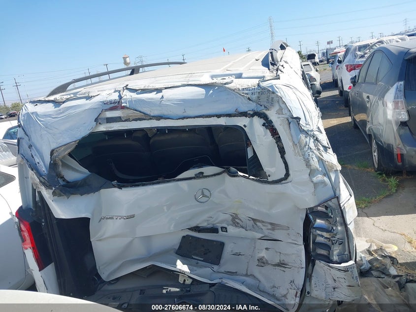 2019 Mercedes-Benz Metris VIN: WD4PG2EEXK3553496 Lot: 43819201