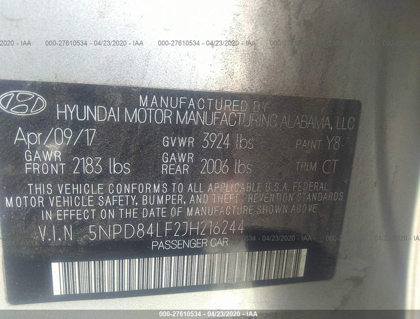5NPD84LF2JH216244