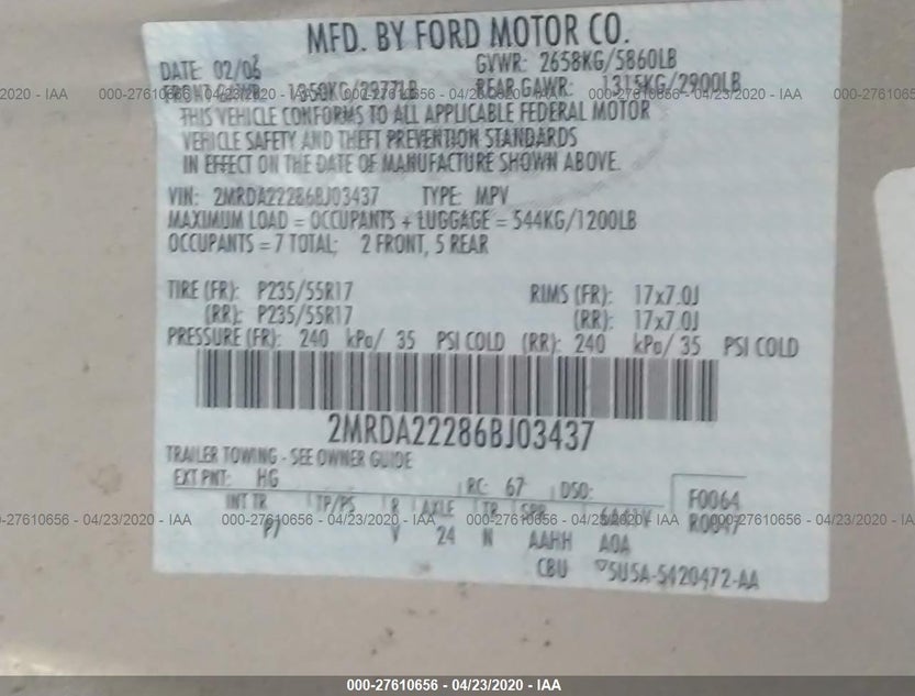 2MRDA22286BJ03437