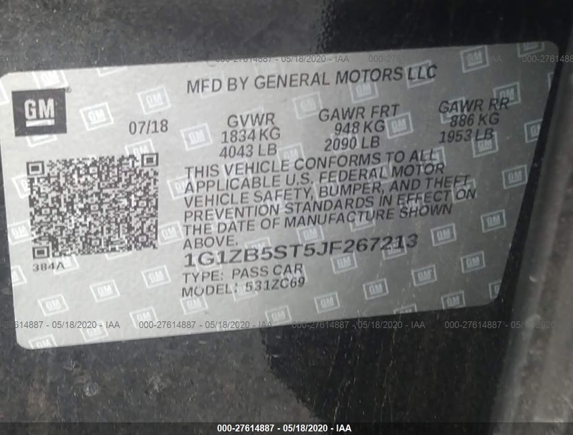1G1ZB5ST5JF267213