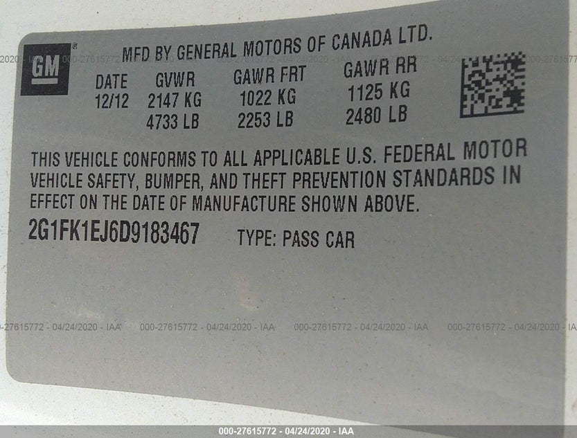 2G1FK1EJ6D9183467