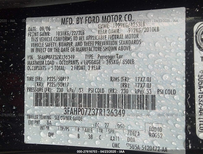3FAHP07Z37R136349