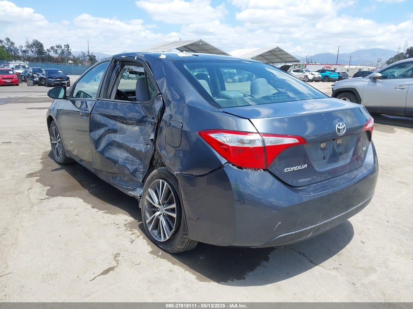 2016 TOYOTA COROLLA VIN: 5YFBURHE7GP558378
