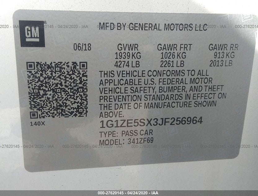 1G1ZE5SX3JF256964