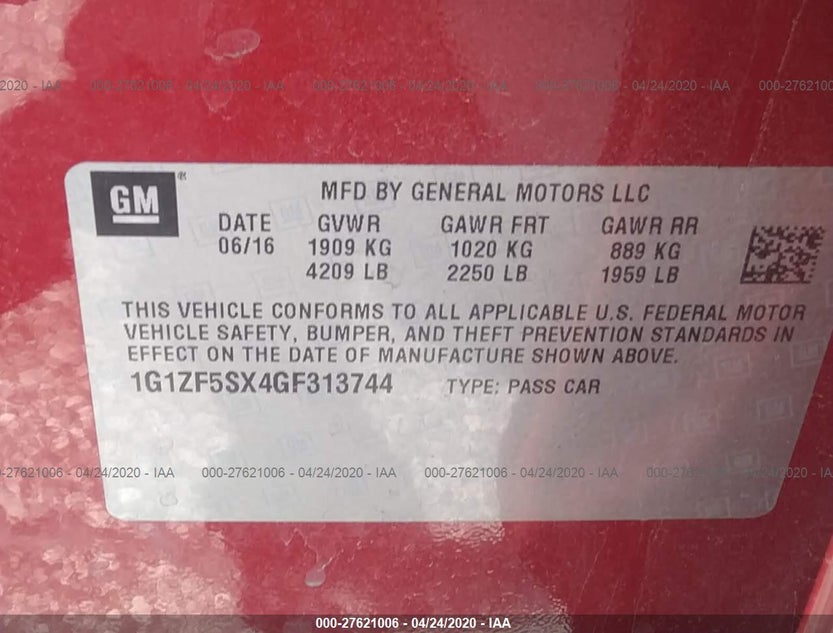 1G1ZF5SX4GF313744