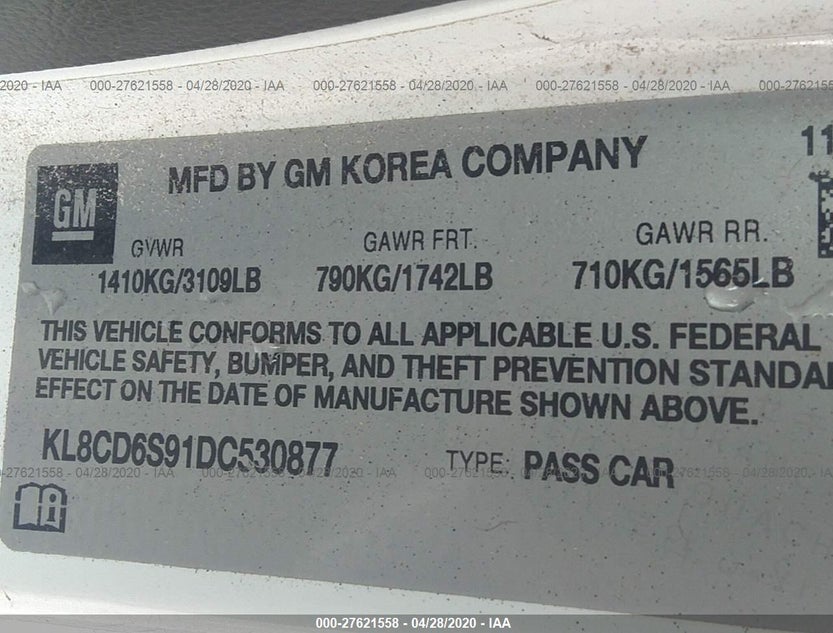 KL8CD6S91DC530877