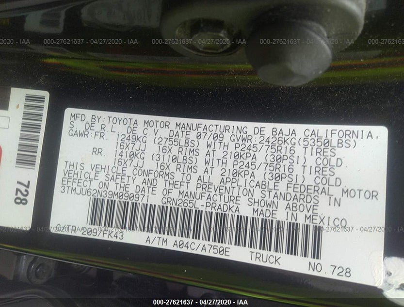 3TMJU62N39M090971