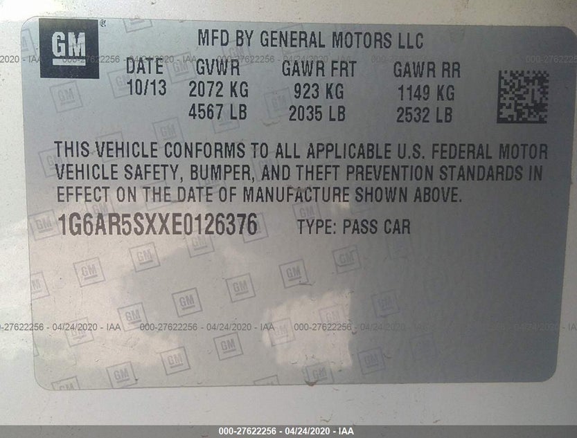 1G6AR5SXXE0126376