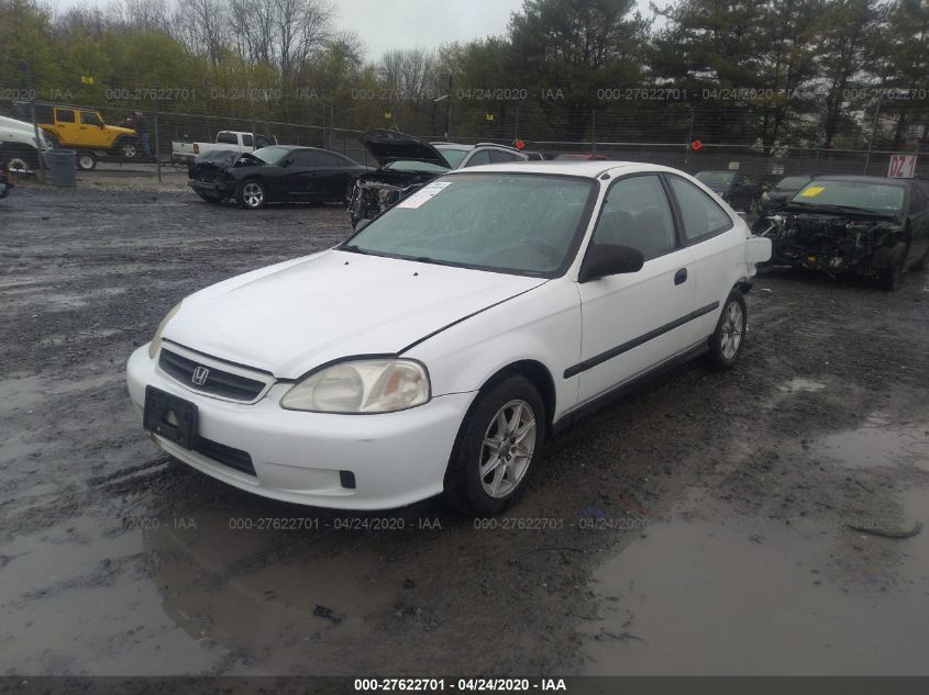 1999 Honda Civic Dx VIN: 1HGEJ6224XL007807 Lot: 27622701