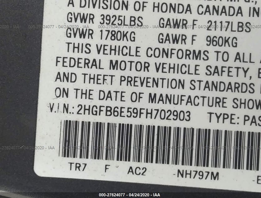 2HGFB6E59FH702903