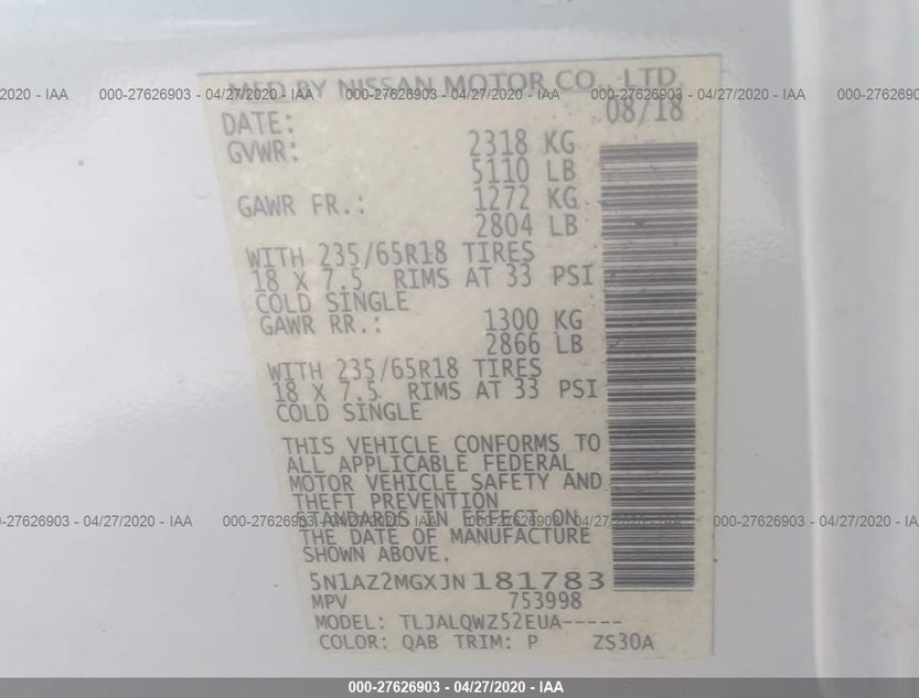 5N1AZ2MGXJN181783