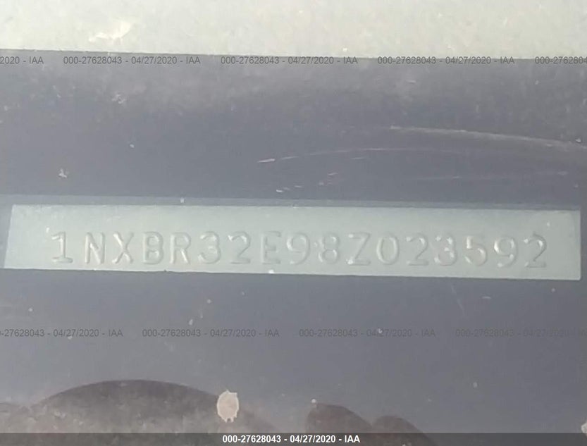 1NXBR32E98Z023592