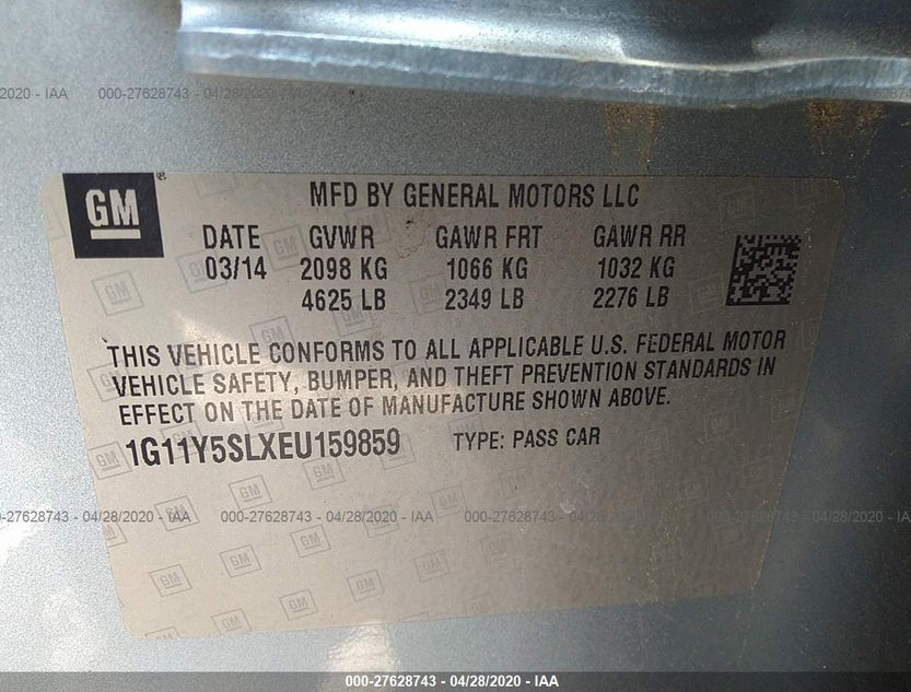 1G11Y5SLXEU159859