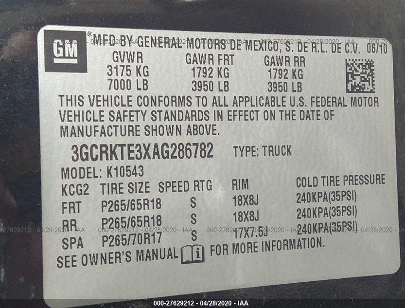 3GCRKTE3XAG286782