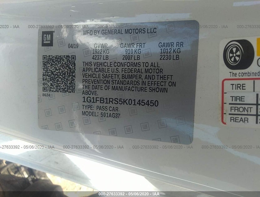 1G1FB1RS5K0145450