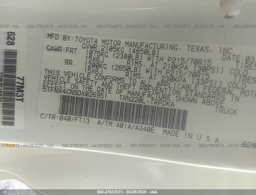 5TFNX4CN9DX026951