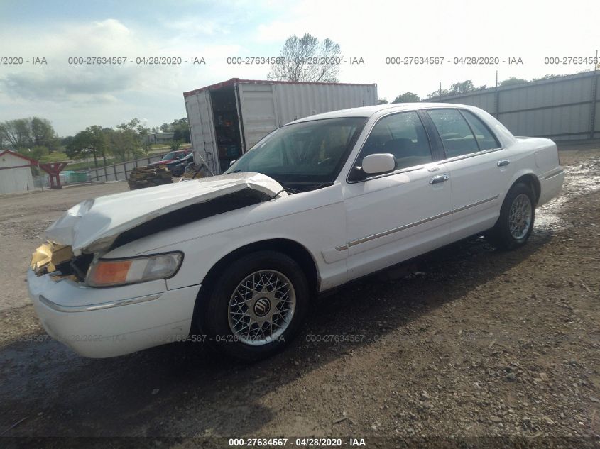 2001 Mercury Grand Marquis Gs VIN: 2MEFM74W81X655854 Lot: 27634567